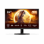 MONITOR AOC Gaming 24G4HRE 24" (23.8") Fast IPS, 1920x1080, 200Hz, 0.5ms MPRT (1ms GtG), 300 cd/m2, 1000:1, Adaptive Sync, G-Sync Compatible, HDR10, 2
