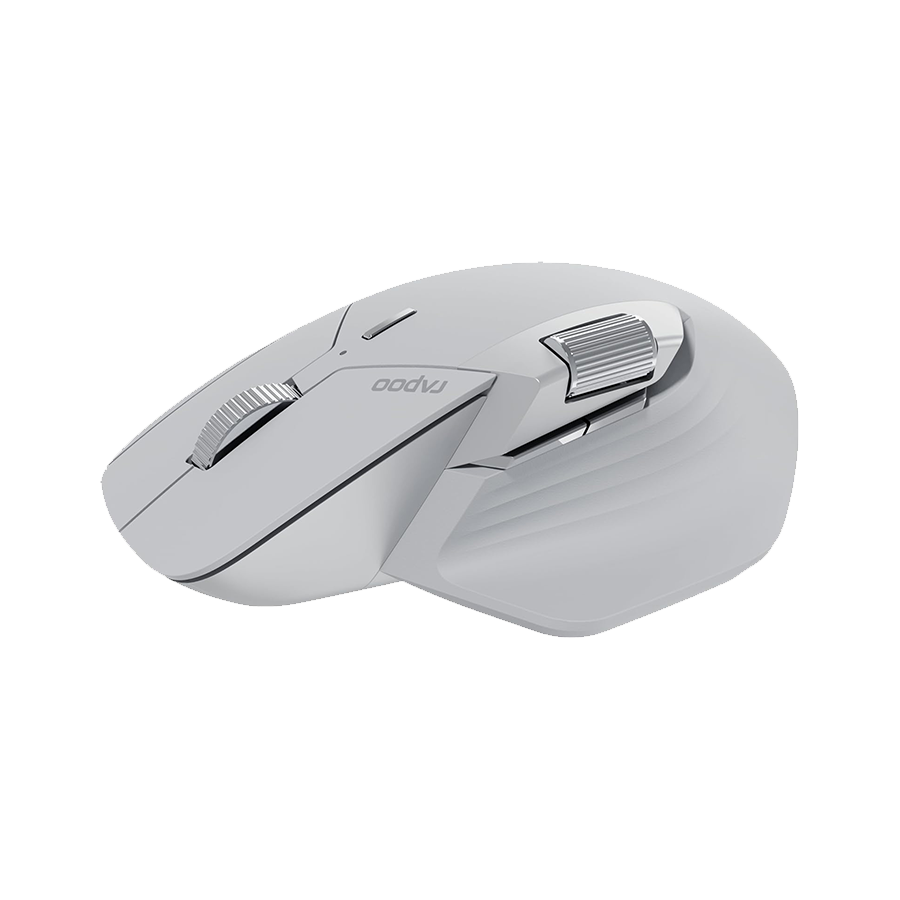 Miš RAPOO MT760L – rechargeable Mouse Wireless, Bluetooth Grey, White, R-12528