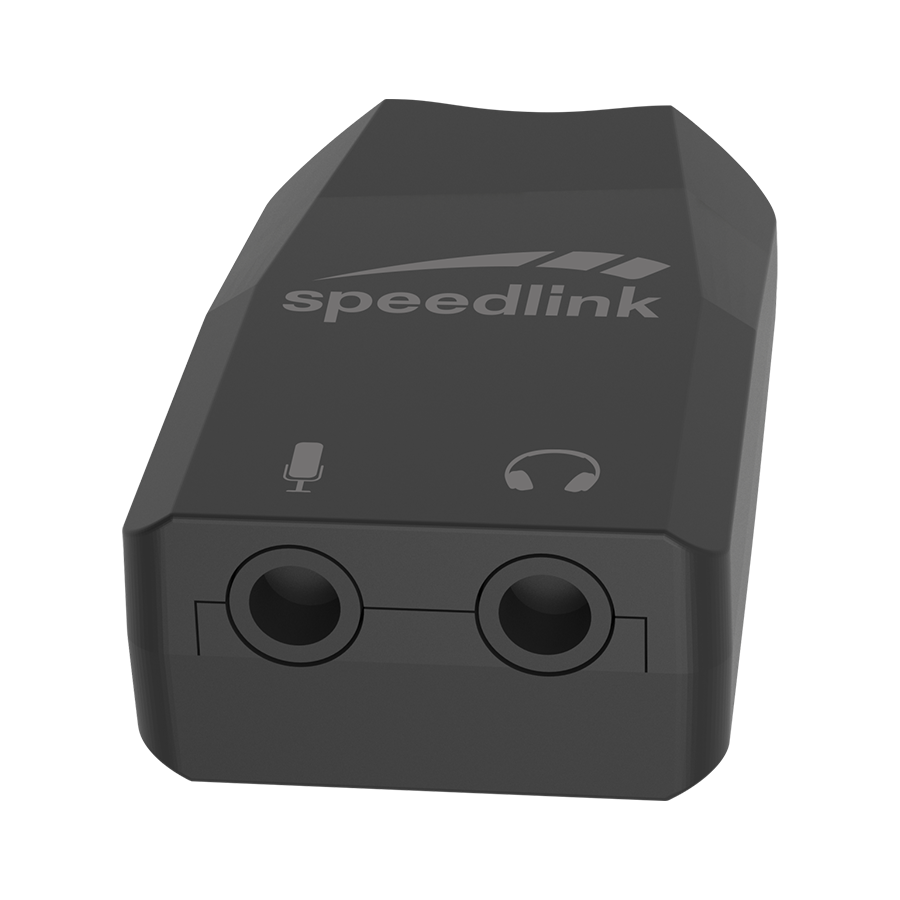 Zvučna kartica SPEEDLINK VIGO USB-C Sound Card, black, SL-880501-BK