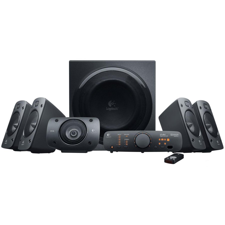 LOGITECH Z906 THX Surround Sound 5.1 Speakers –