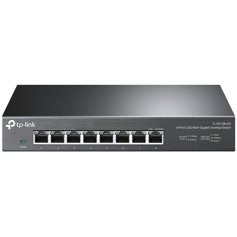 8-port Desktop 2.5G Unmanaged switch