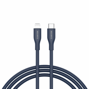 CANYON cable CLNM60 C-L 60W MFI 1m Silicon Blue
