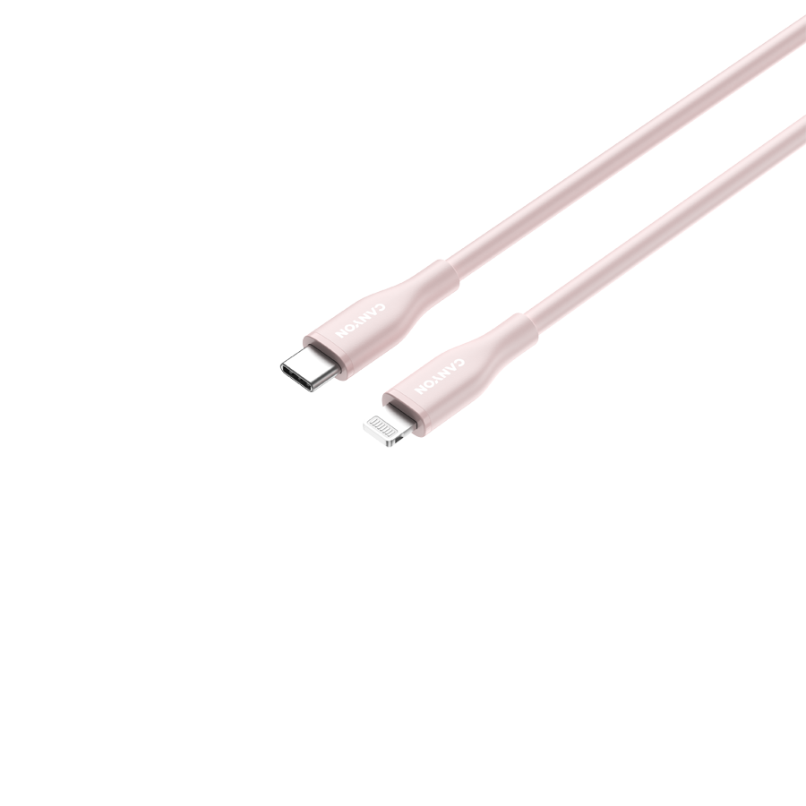 CANYON cable CLNM60 C-L 60W MFI 1m Silicon Pink - Image 3