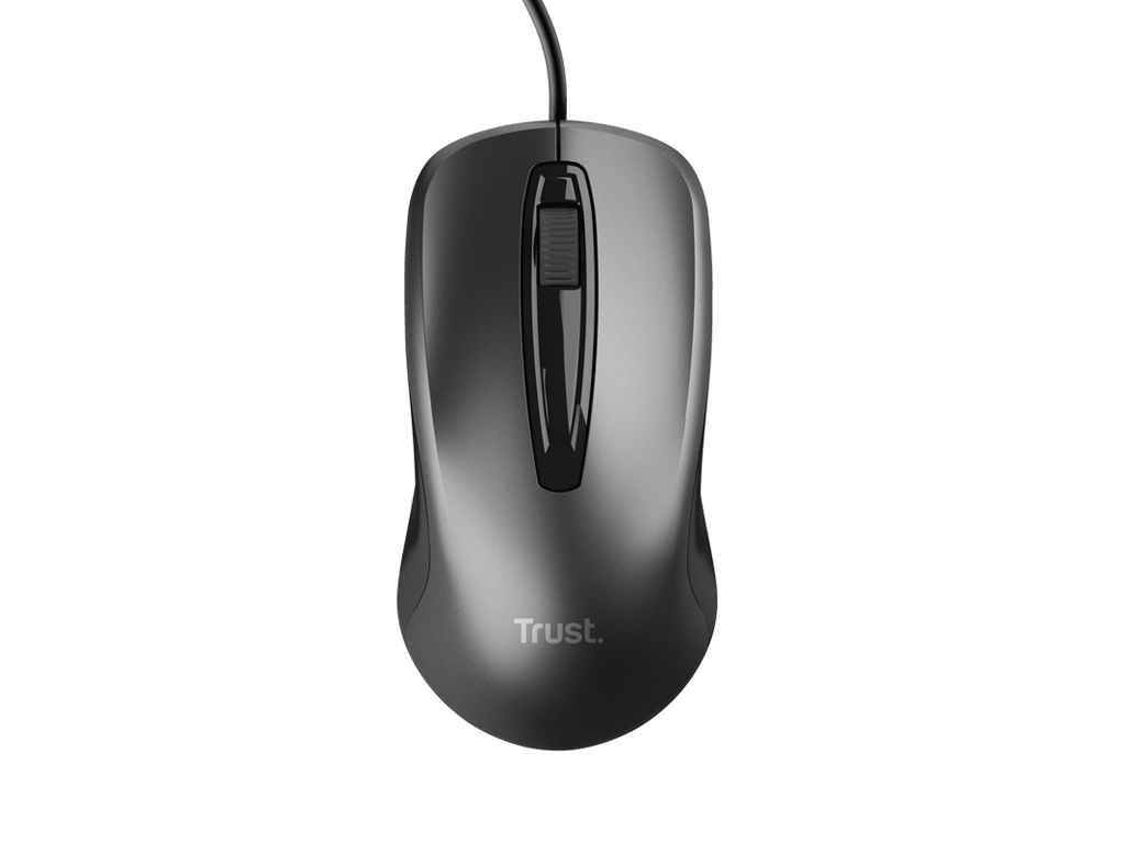Trust Basics žičani miš, optički, 1.7m, USB 2.0