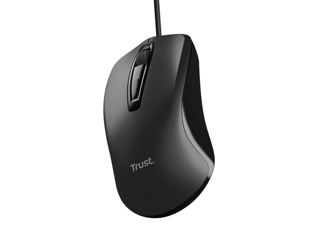 Trust Basics žičani miš, optički, 1.7m, USB 2.0