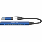 CANYON hub DS-02 4in1 USB-A/C Blue