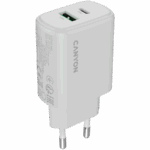 CANYON charger OnCharge 200 20W 1xPD 1xQC EU White