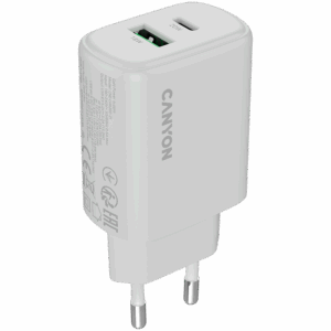CANYON charger OnCharge 200 20W 1xPD 1xQC EU White
