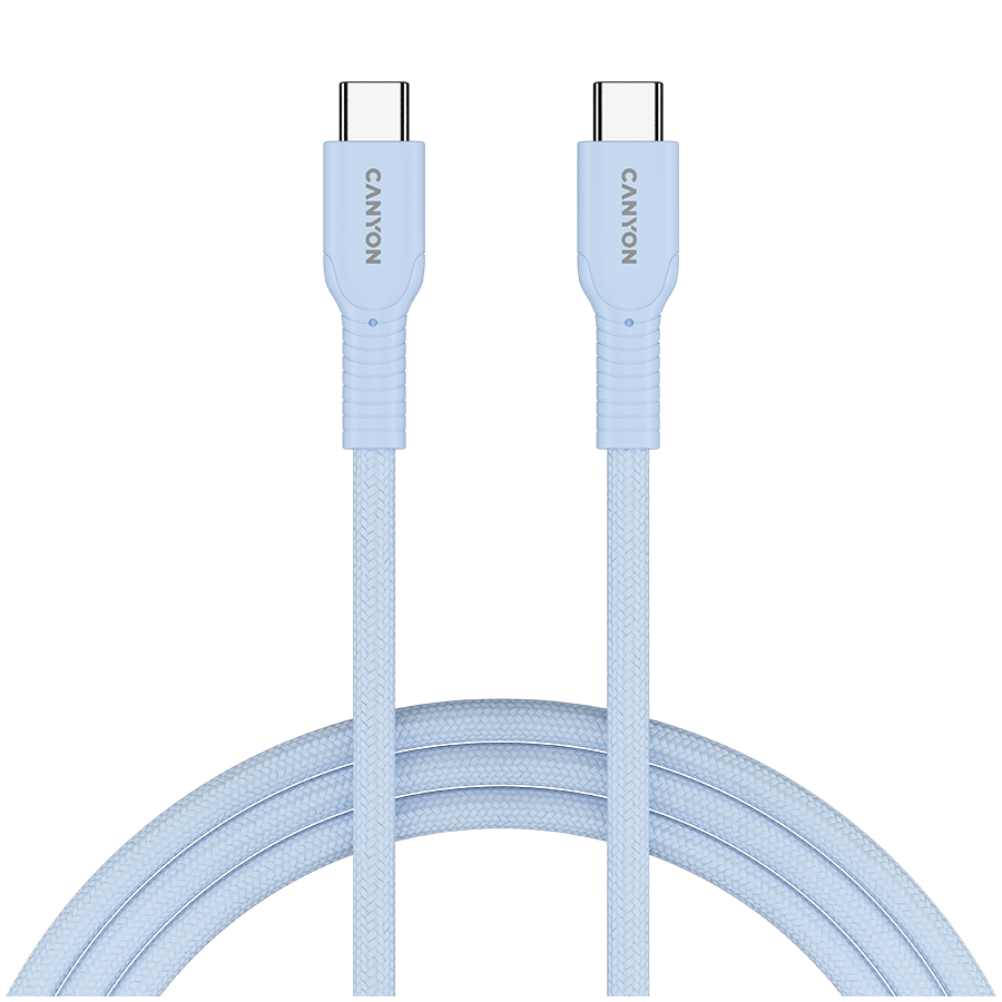 CANYON cable OnWire 60CL C-C 60W COLOR Braided 1m