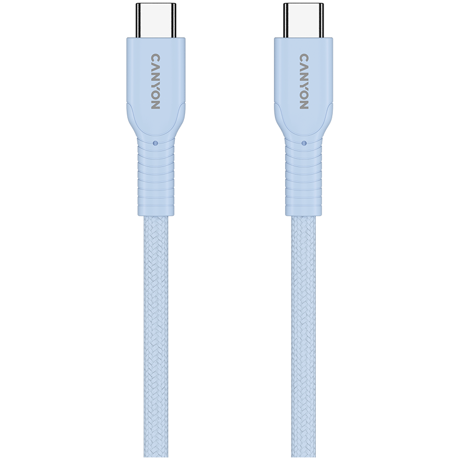 CANYON cable OnWire 60CL C-C 60W COLOR Braided 1m