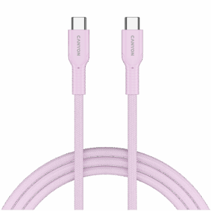 CANYON cable OnWire 60CL C-C 60W COLOR Braided 1m