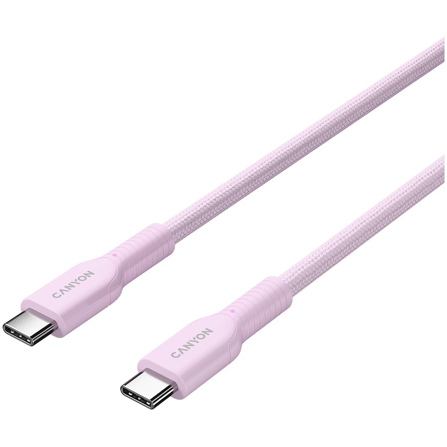 CANYON cable OnWire 60CL C-C 60W COLOR Braided 1m