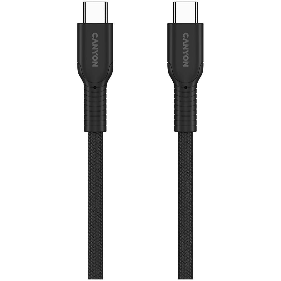 CANYON cable OnWire 60CL C-C 60W COLOR Braided 1m