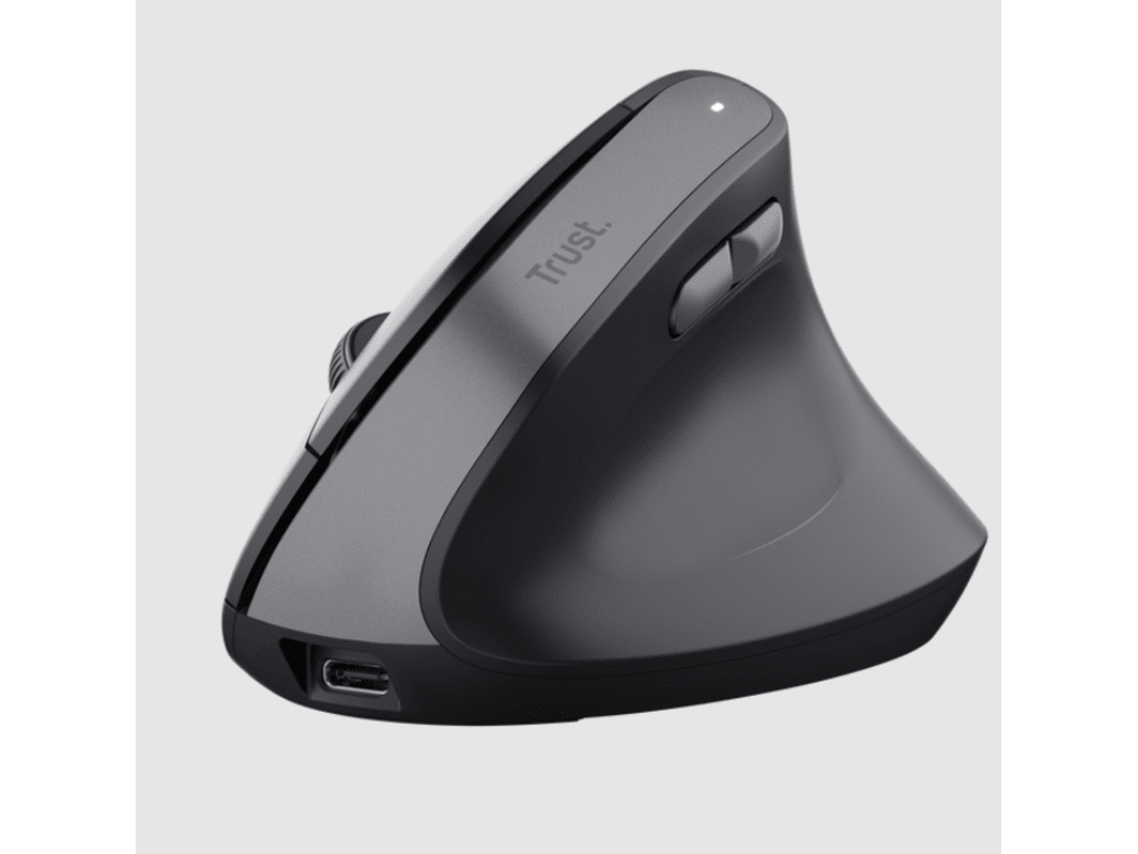 Trust Bayo II ergonomskiwireless miš, silent, 800-2400dpi, optički, USB, crni