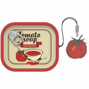 Samsung Galaxy Buds4 / Buds4 Pro Food Can Case Red