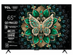 TCL 65"C6K 4K QD-Mini LED TV; 144Hz native display; Precise Dimming Series; Google TV; Game Master; Dolby Atmos; Onkyo 2.1; HDR Premium;  HDR10+ HDR10 HLG; Netflix Youtube Amazon Prime Apple TV; Chromecast & T-cast; HDMI: 4x 2.1; USB: 1x 3.0;