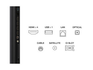 TCL 65"C7K 4K QD-Mini LED TV; 144Hz Google TV; Crystglow HVA Panel; Game Master; Audio Bang & Olufsen; HDR Premium; HDR10+ HDR10 HLG; Netflix Youtube Amazon Prime Apple TV; Chromecast & T-cast; HDMI: 4x 2.1; USB: 1x 3.0;