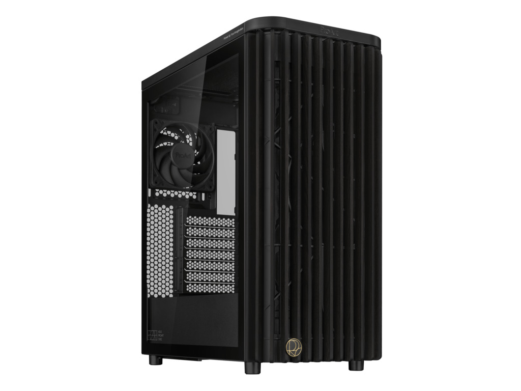 ASUS CASE PROART PA401 WOOD TGATX, 7 Expansion slots,2x 160mm fans, 1x 120mm fan