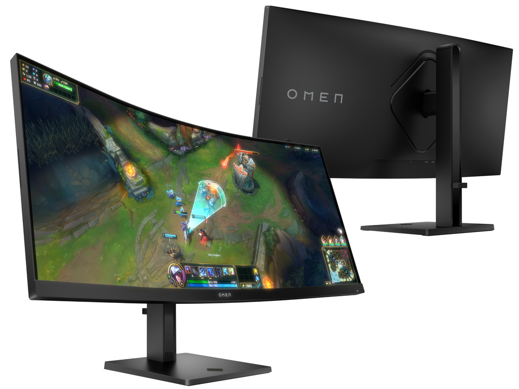 HP OMEN 34c G2 WQHD180Hz34″,VA,Curved,3440×1440,4000:1,1ms,180Hz,Height,Speakers,2xHDMi,DP