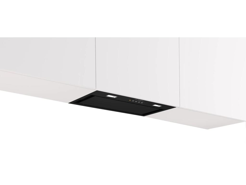BOSCH Potpuno ugradbena napa, Serie 6|, CRNA,645 m3/h, 60 cm,66dB,Led rasvjeta