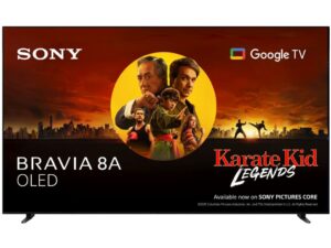 Sony 55" XR80A BRAVIA 8; OLED; panel120Hz; Google TV; XR procesor; XR Contrast Booster 15; XR Triluminos Pro; XR Clear Image; 5X10W (Pokretaci x2; visokotonac x2; niskotonac); Dolby Audio & Atmos; DTS; 32GB M; Chromecast; Apple Airplay & Home; SPC 10