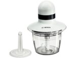 BOSCH sjeckalica MMR08A1; Boja: BIJELA;  400W; Kapacitet posude: 800ml; Uključeni pribor:  Univerzalni nož od nehrđajućeg čelika; Ploča za stepanje