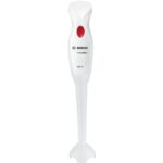 BOSCH štapni mikser MSM14000 CleverMixx; Boja: BIJELA/CRVENA;  400W;  QuattroBlade: 4 krila; Noga za miješanje: PLASTIC; BPA Safe; Ergonomska ručka