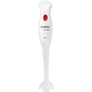 BOSCH štapni mikser MSM14000 CleverMixx; Boja: BIJELA/CRVENA;  400W;  QuattroBlade: 4 krila; Noga za miješanje: PLASTIC; BPA Safe; Ergonomska ručka