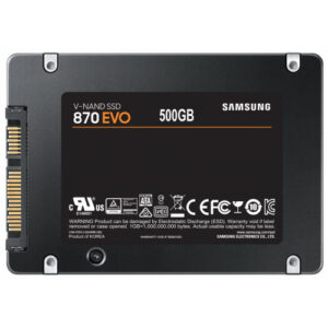 SAMSUNG SSD 870 EVO 500GB;2.5'' SATA3;V-NAND MLC;560MB/s read