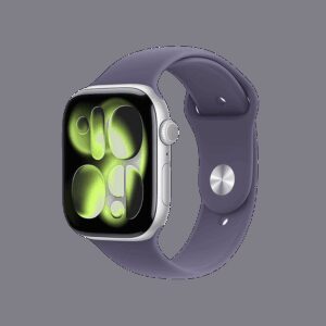 Apple Watch Series 11 GPS 46mm Silver Aluminium case+purple fog SB MEVA4 M/L
