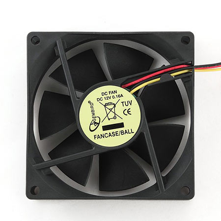 Ventilator za kućište 80X80X25, kuglični ležaj, GEMBIRD FANCASE/BALL