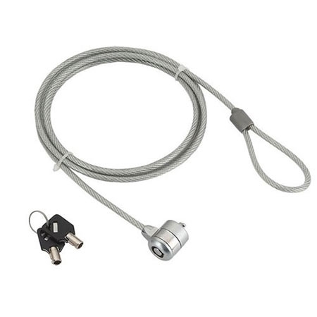 Kensington lock sigurnosni kabal lock kit za notebook sa ključem, GEMBIRD, LK-K-01, 1,8m - Image 2