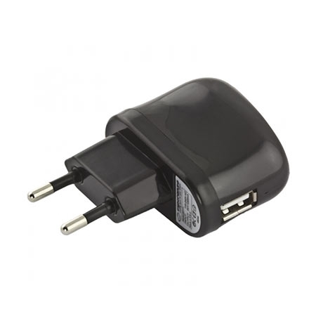 USB punjač ESPERANZA CHARGER, AC 100-240V, 5V/1000mA, black, EZ111 - Image 2