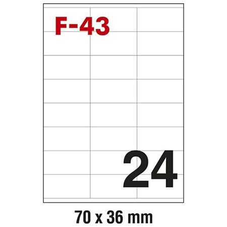 NALJEPNICA 70 x 36 FORNAX F-43 ,100/1 - Image 2