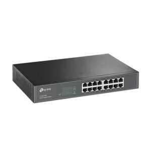 SWITCH TP- LINK 16 port Gigabit Desktop/Rackmount, 1U 13-inch steel case, supports MAC address self-learning, AUTO MDI/MDIX, JUMBO Frame TL-SG1016D