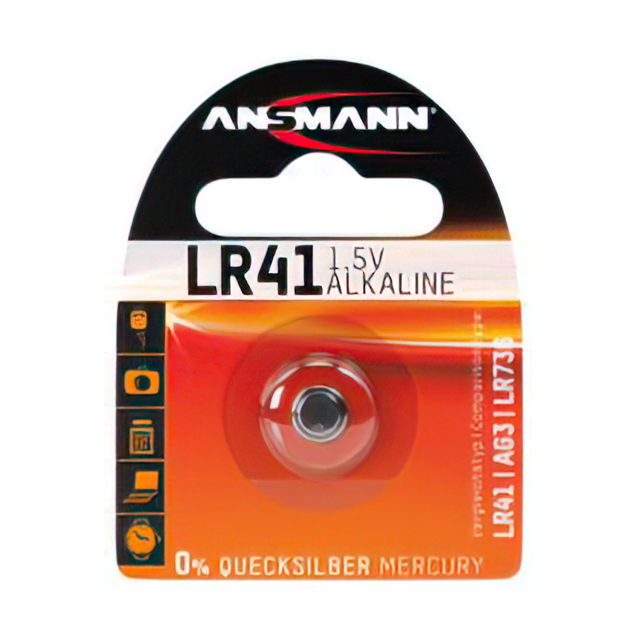 Baterija LR41 1.5V 1/1 Alk ANSMANN,AN 5015332