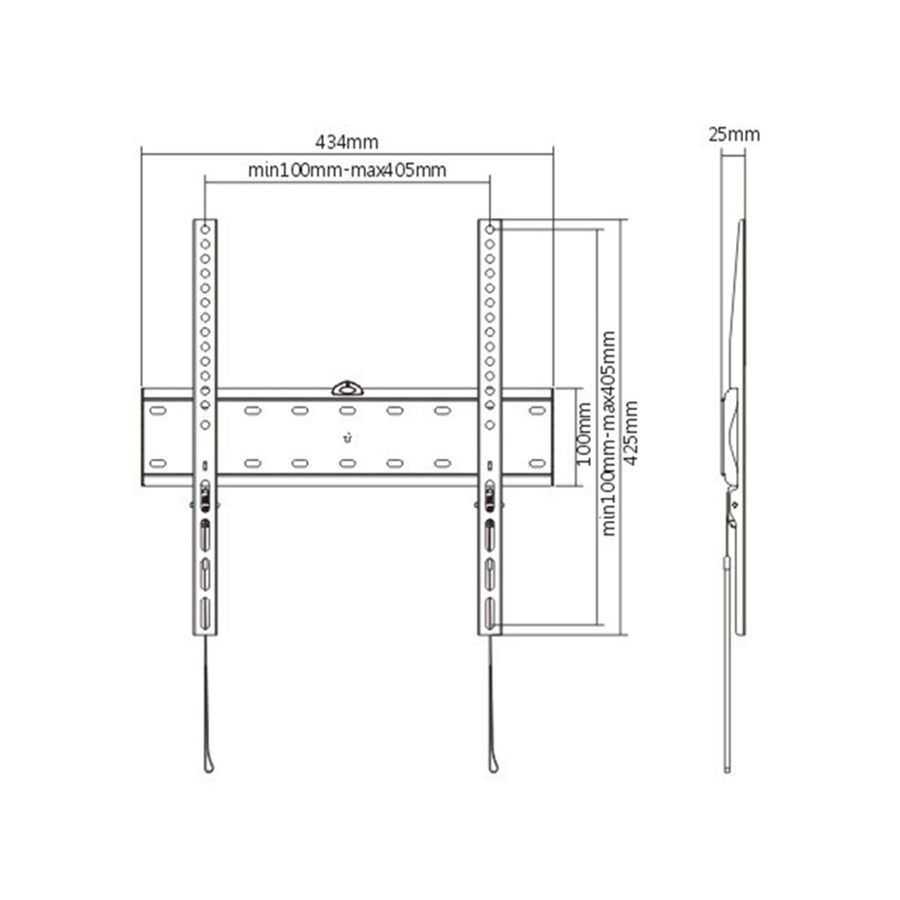 Zidni nosač GEMBIRD WM-55F-02 fiksni, 32”-55”