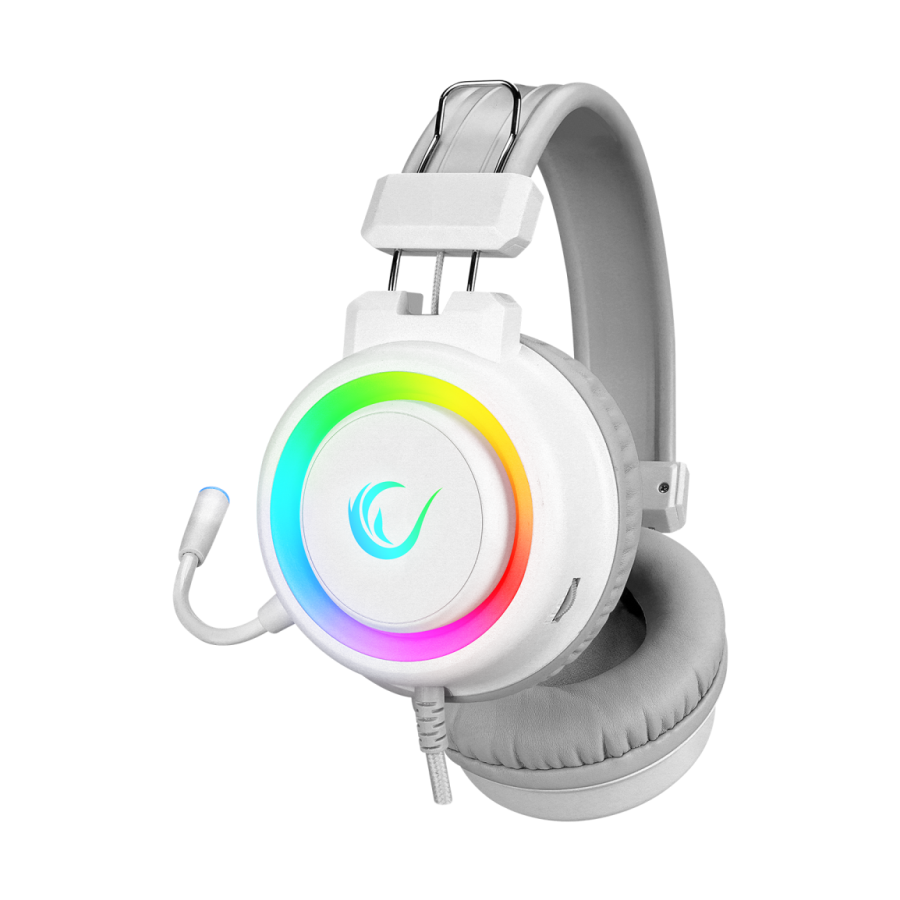 Slušalice sa mikrofonom gaming RAMPAGE SN-R10 ALQUIST white, 3,5 mm, RGB, 38838 - Image 2