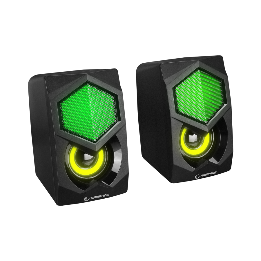 Zvučnici 2.1 gaming RAMPAGE RMS-175BT, 5W*2, Bluetooth, USB/microSD/FM, 36742 - Image 3