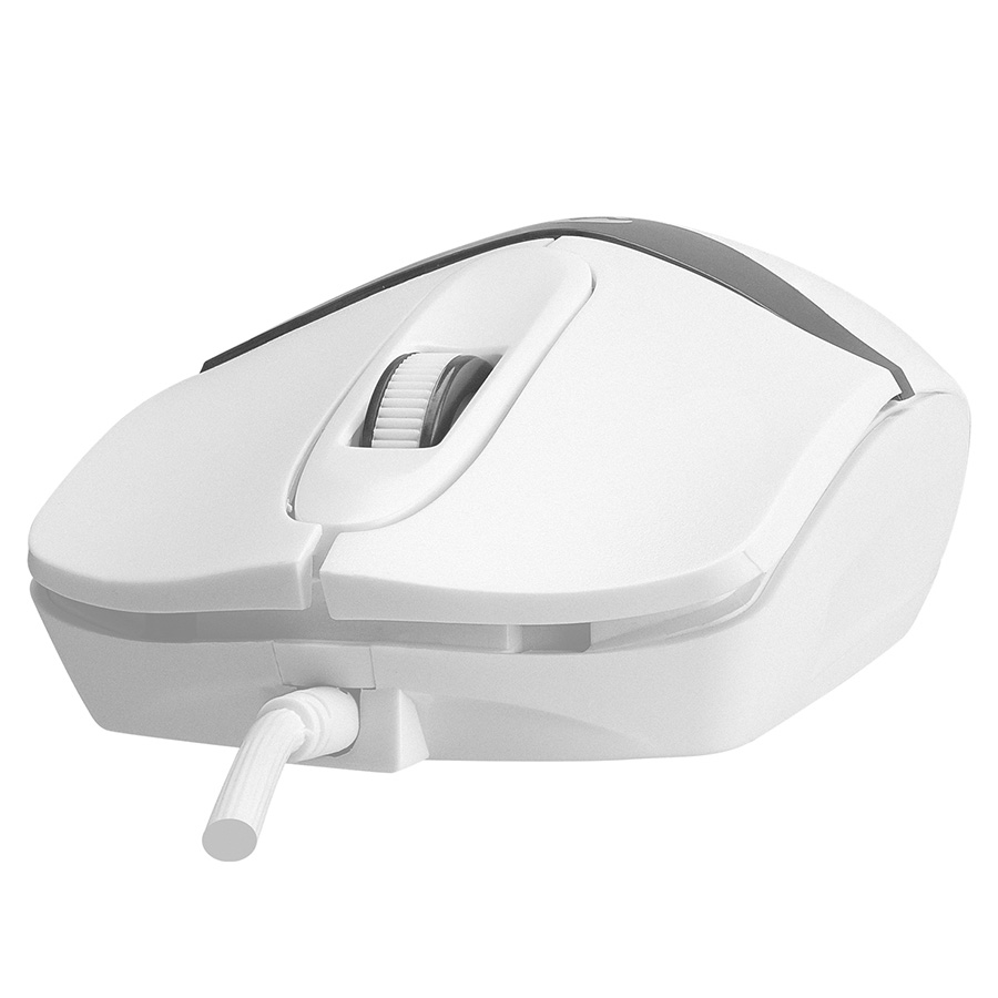Miš Everest SM-220 USB White/Gray 1200dpi 3D Optical, 36345 - Image 3