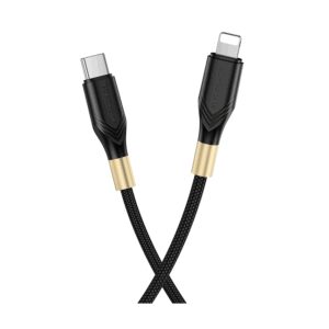 USB kabal 1m BOROFONE BX92 Advantage PD charging data Type-C to iPhone/lightning black