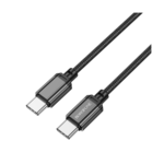 USB kabal 1m BOROFONE BX87 Sharp 60W charging data Type-C to Type-C black