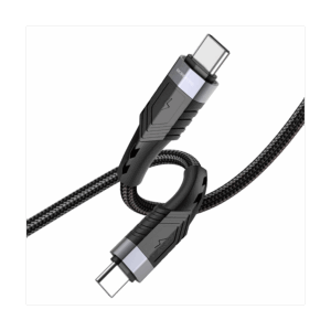 USB kabal BOROFONE BU35 Type-C Influence charging data cable black USB to Type-C, 1,2m, 3A