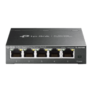 SWITCH TP-Link TL-SG105E 5-portni gigabitni Desktop Easy Smart, 5 10/100/1000Mbps RJ45 portova, MTU/Port/Tag-based VLAN, QoS, IGMP Snooping, Zelena te