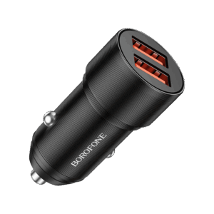 Auto Punjač USB BOROFONE BZ19B Wisdom 36W dual port QC3.0 2xUSB car black