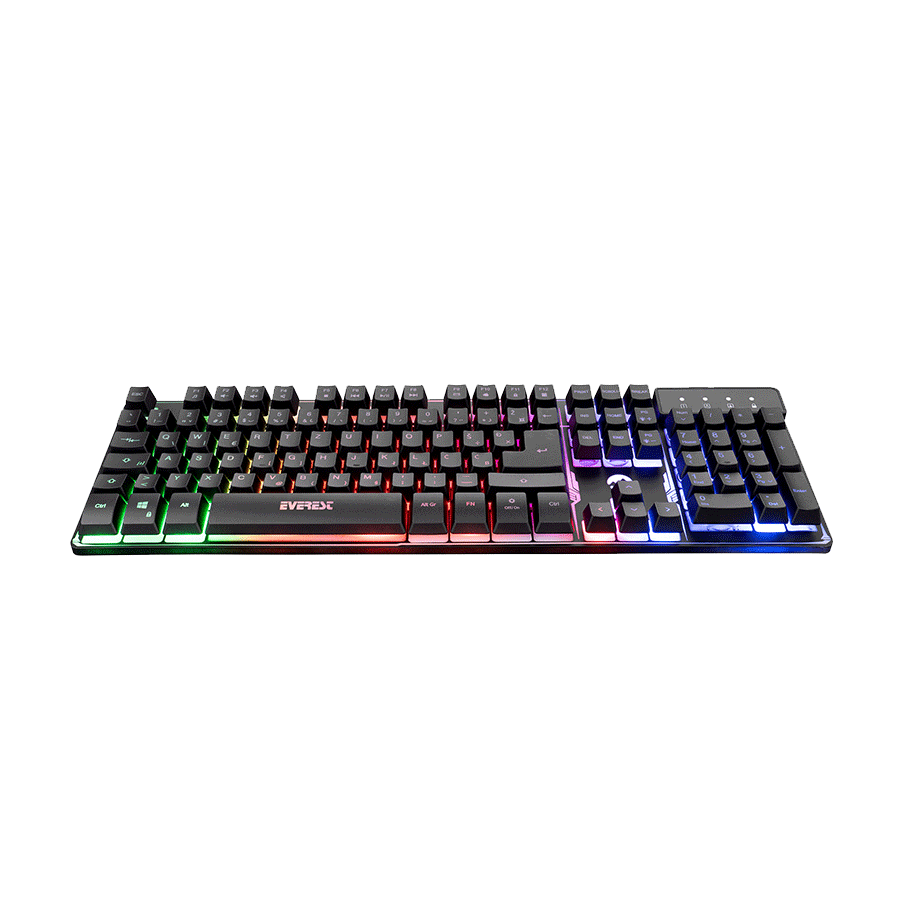 Tastatura gaming Everest KB-GX9 Black USB Rainbow Color Backlight, BiH layout, 35078 - Image 3