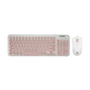 Tastatura + miš Everest KM-01K Pink , USB, BiH layout
