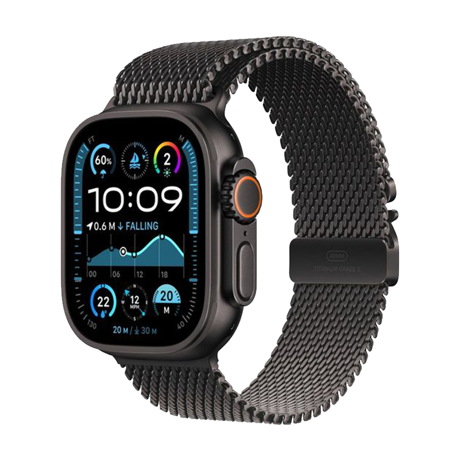 Apple Watch Ultra 2 Milanese MX5U3QA/A Black case 2024 LTE 49mm – Black/Black