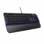 Tastatura gaming RAMPAGE KB-R86 UMBRA Black USB Rainbow Illuminated Red Switch US Layout Mechanical, 40385