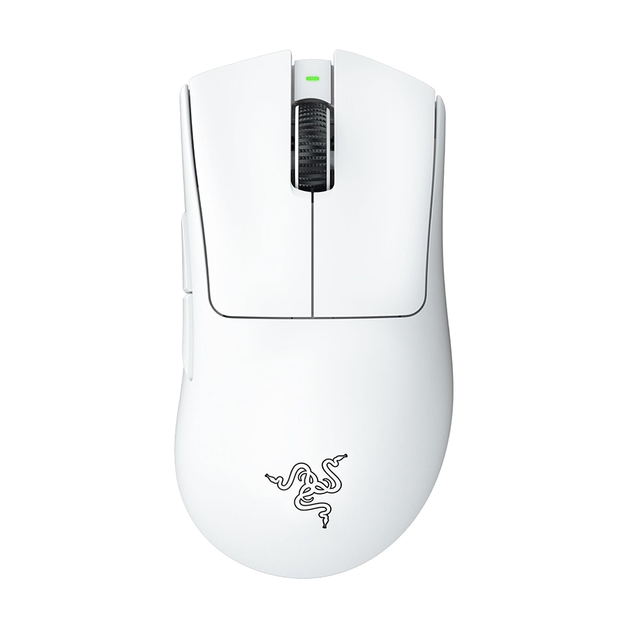 Miš Razer DeathAdder V3 Pro – Ergonomic Wireless Gaming Mouse – White Edition – EU Packaging RZ01-04630200-R3G1